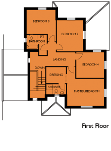 Chania First Floor Plan